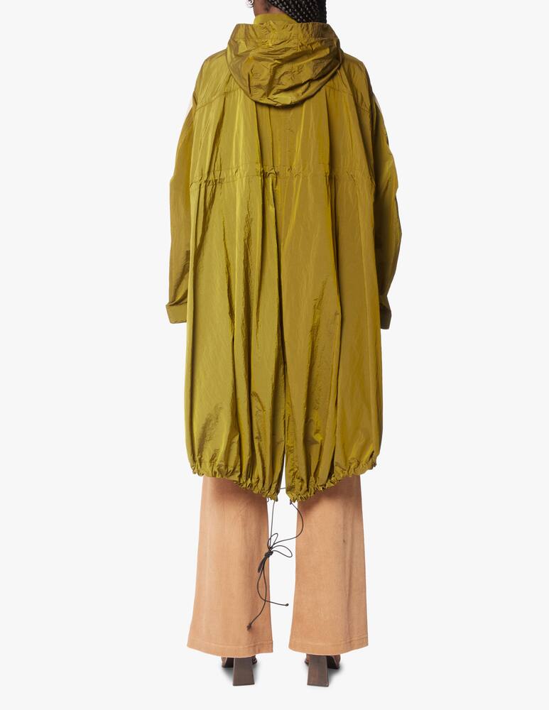 rinascente Palm Angels Long wind braker jacket - olive