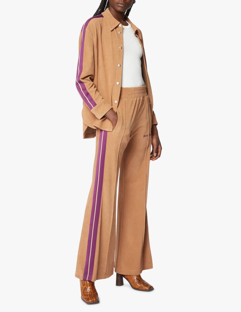 rinascente Palm Angels Cotton blend track shirt - brown