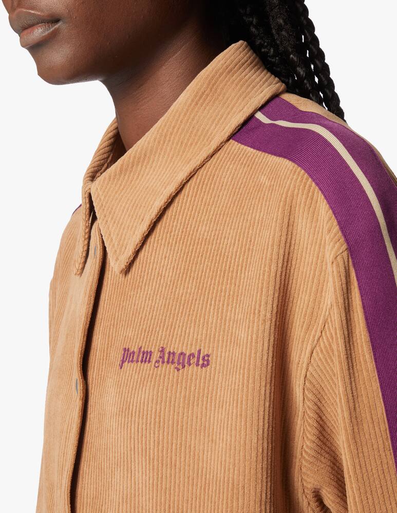 rinascente Palm Angels Cotton blend track shirt - brown