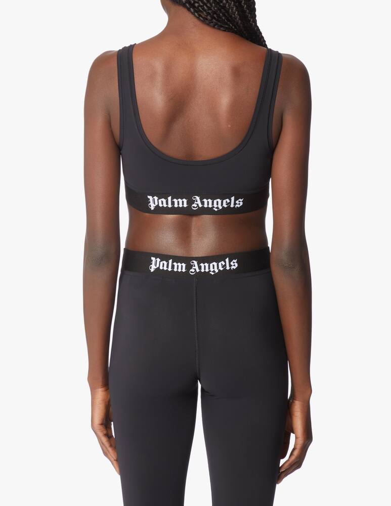 Palm Angels Classic logo sports bra - black - picture 3 Palm Angels Classic logo sports bra - black - picture 3