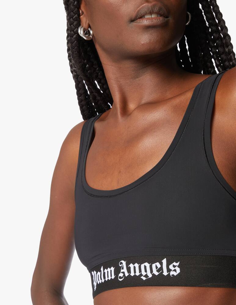 rinascente Palm Angels Classic logo sports bra - black