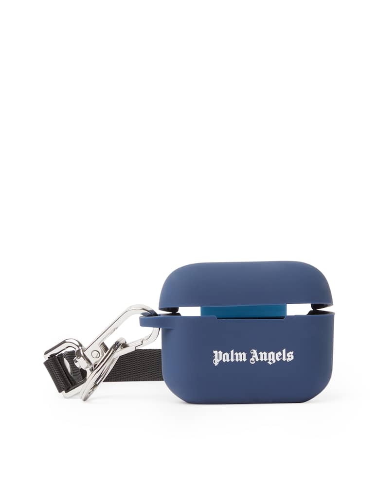 Palm Angels Custodia airpods pro classic logo - blu - immagine 1 Palm Angels Custodia airpods pro classic logo - blu - immagine 1