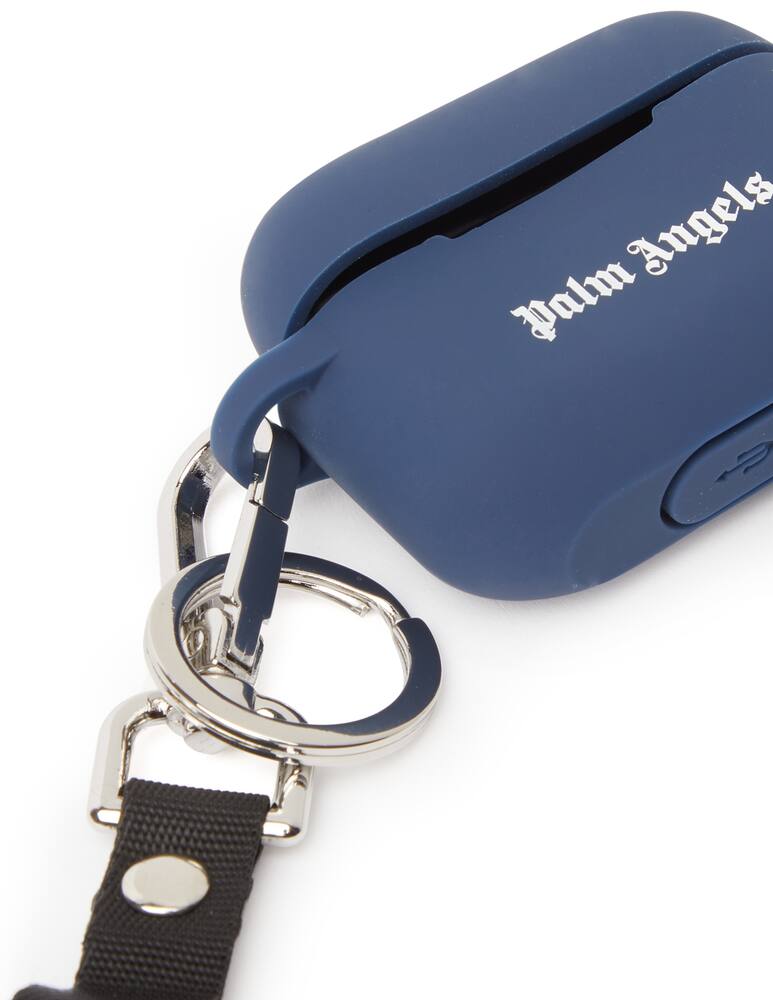 rinascente Palm Angels Custodia airpods pro classic logo - blu
