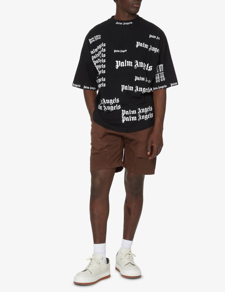 rinascente Palm Angels Ultra logo over t-shirt - black