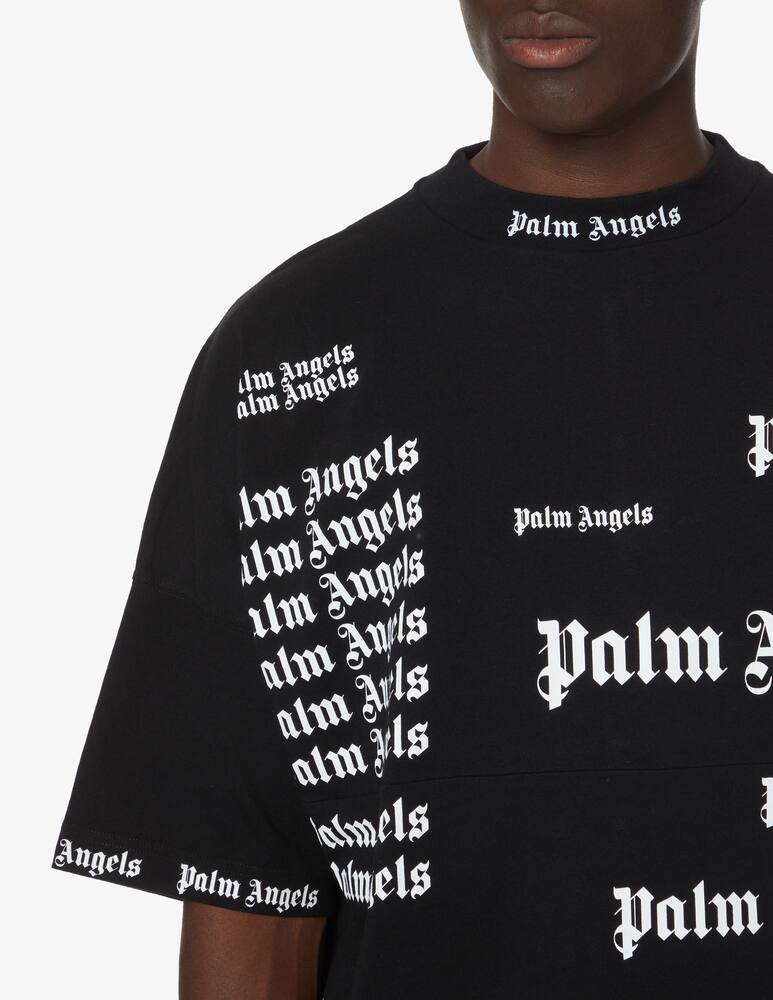 rinascente Palm Angels Ultra logo over t-shirt - black