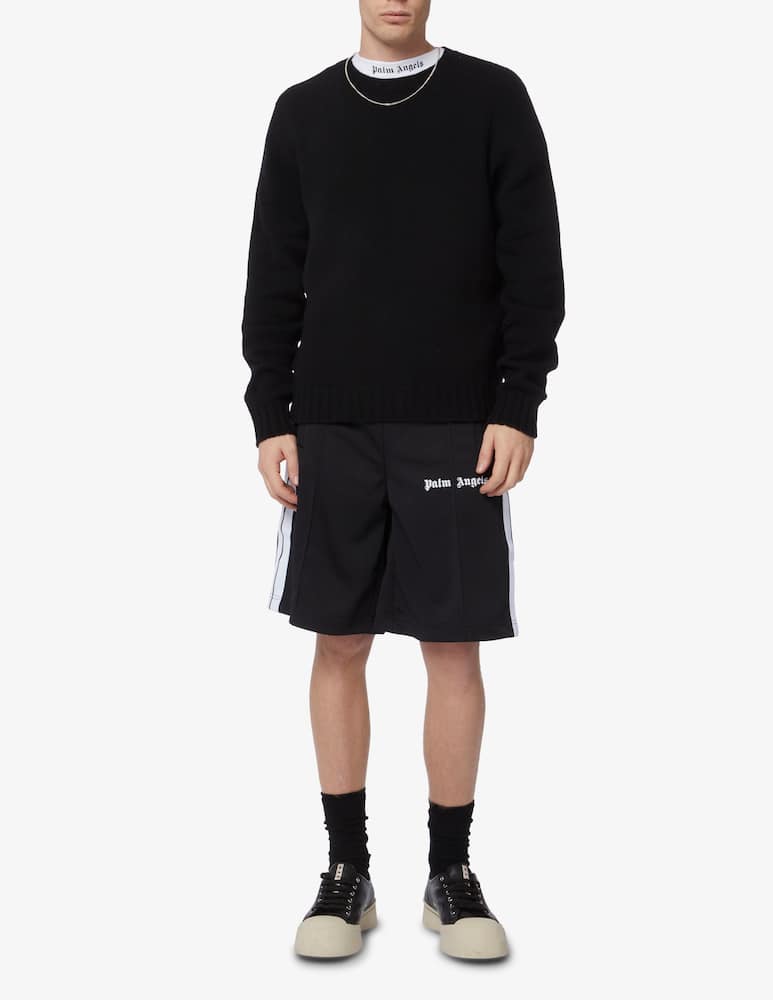 rinascente Palm Angels Felpa girocollo con logo 