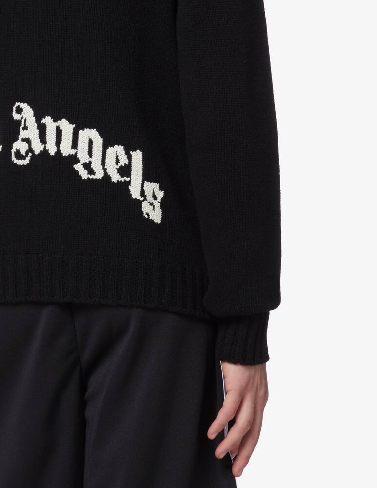 rinascente Palm Angels Felpa girocollo con logo 