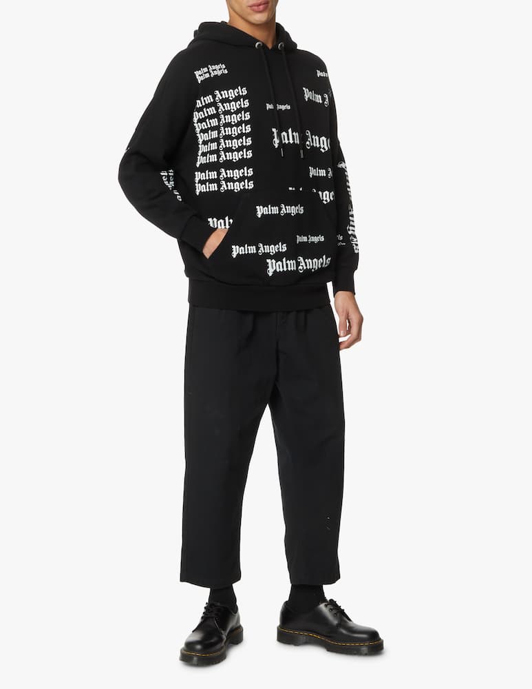 rinascente Palm Angels Ultra logo hoodie - black