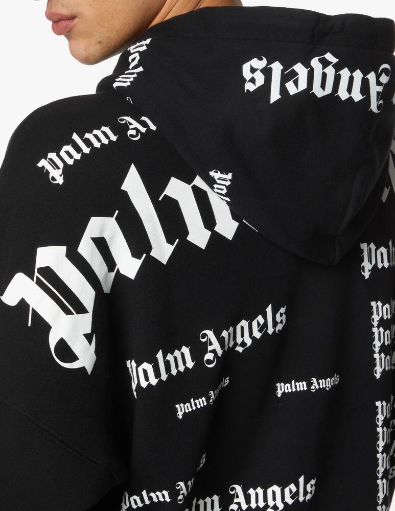 rinascente Palm Angels Ultra logo hoodie - black