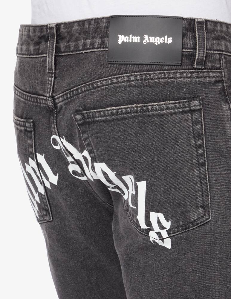 rinascente Palm Angels 5 pocket trousers curved logo back 