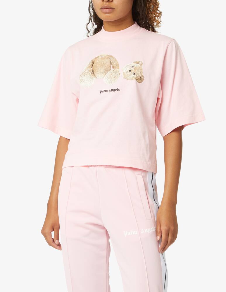 Palm Angels T-shirt crop orso - Pink - picture 1 Palm Angels T-shirt crop orso - Pink - picture 1