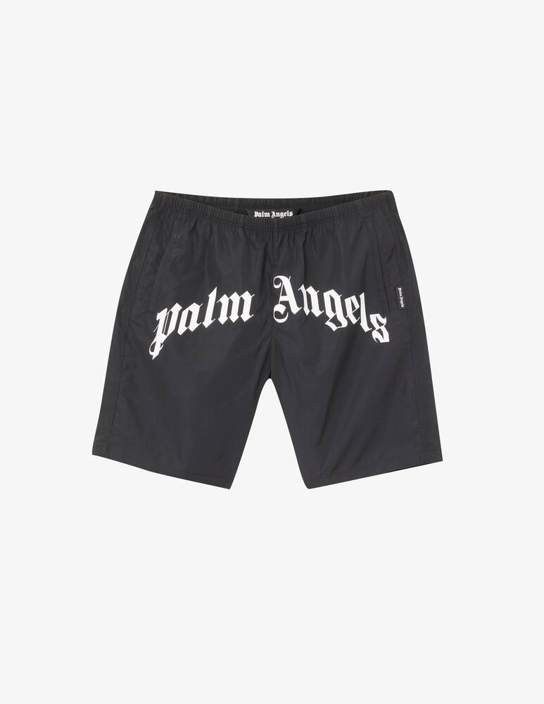 Palm Angels Costume da bagno logo curvo - nero - immagine 1 Palm Angels Costume da bagno logo curvo - nero - immagine 1