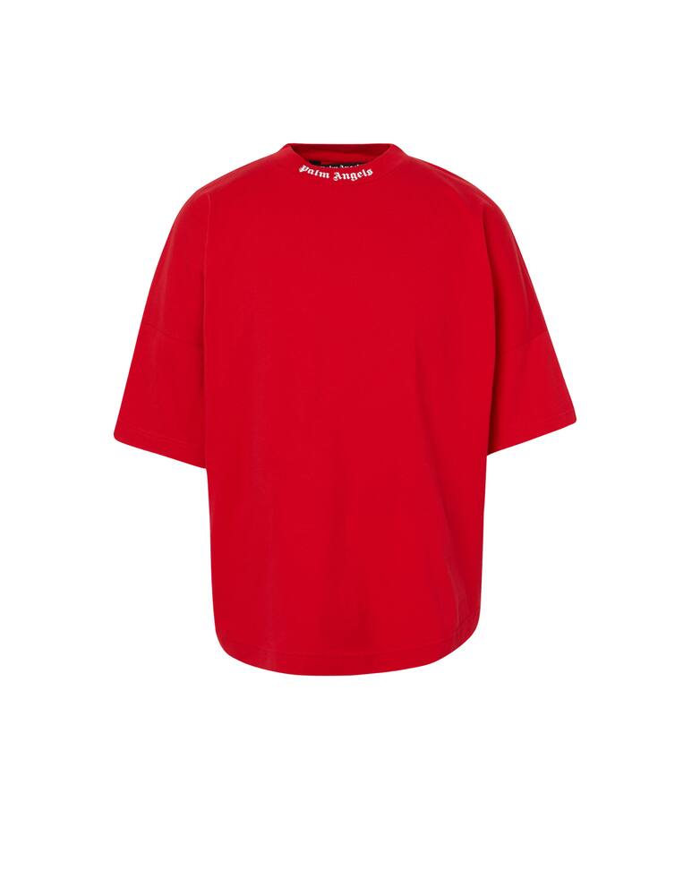 rinascente Palm Angels Maglietta over classic logo - rosso