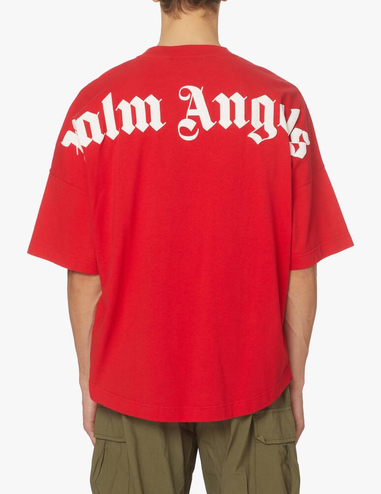 rinascente Palm Angels Maglietta over classic logo - rosso