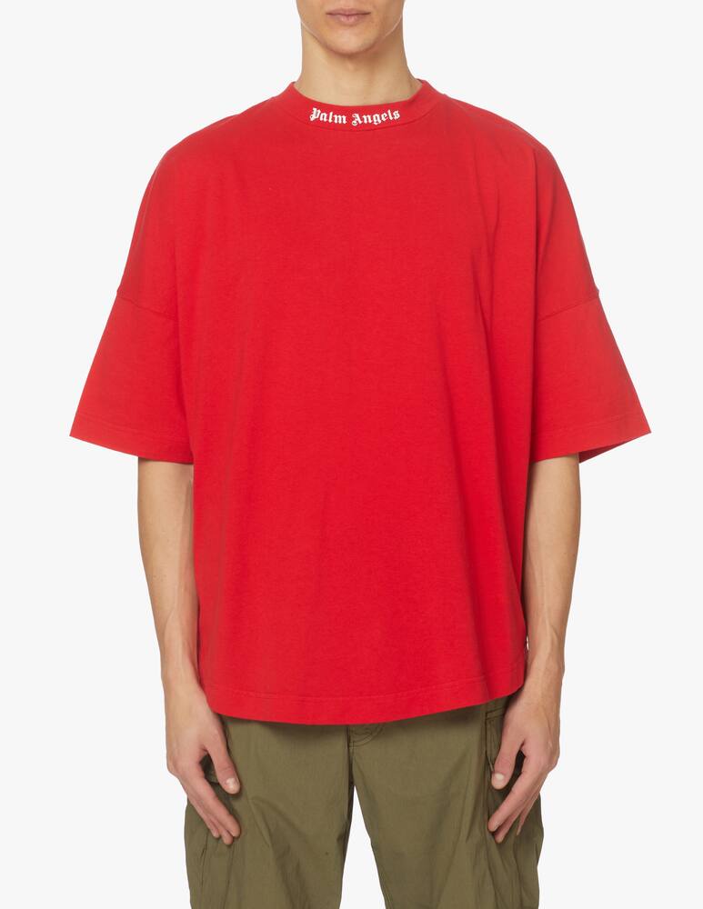 Palm Angels Classic logo over t-shirt - red - picture 1 Palm Angels Classic logo over t-shirt - red - picture 1