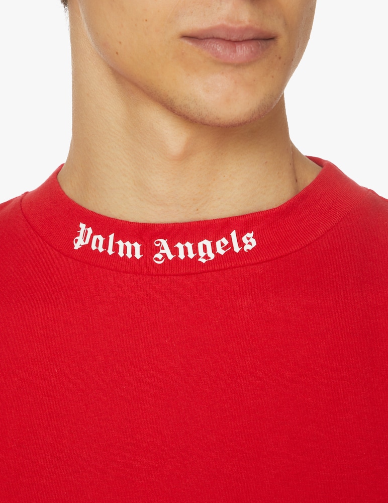 rinascente Palm Angels Maglietta over classic logo - rosso