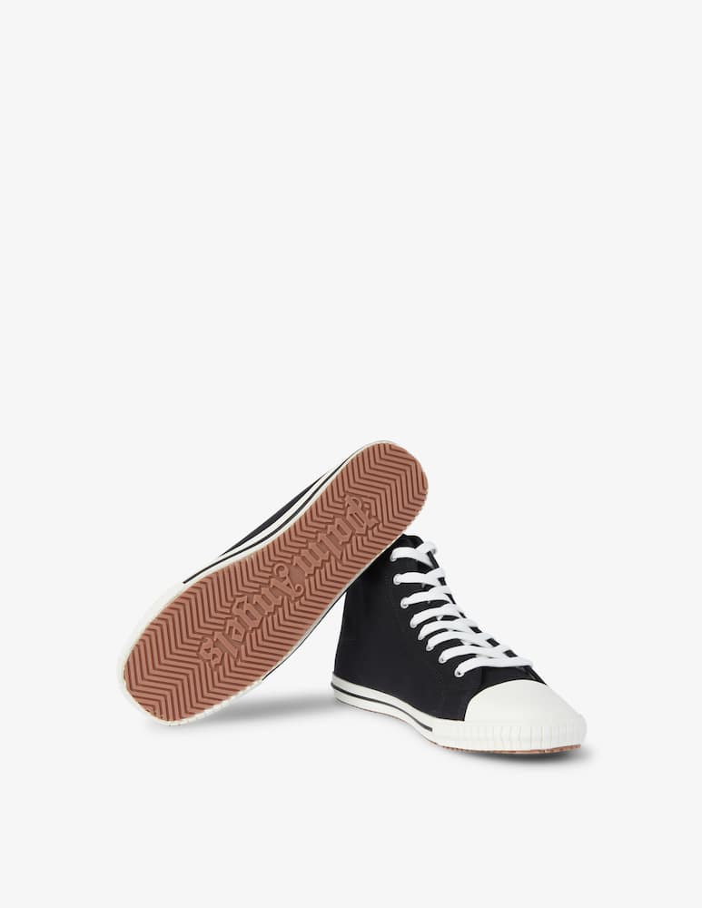 Palm Angels Sneakers alte con ricamo palma - Nero - immagine 5 Palm Angels Sneakers alte con ricamo palma - Nero - immagine 5
