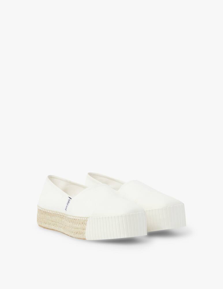 rinascente Palm Angels Espadrillas con zeppa - bianco