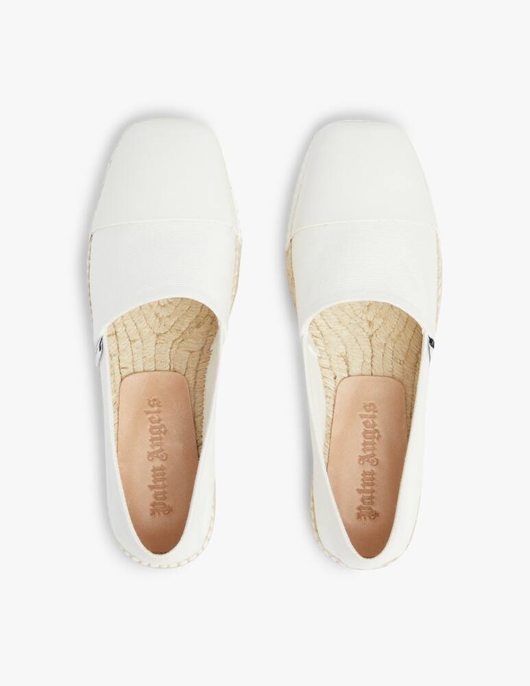 rinascente Palm Angels Espadrillas con zeppa - bianco