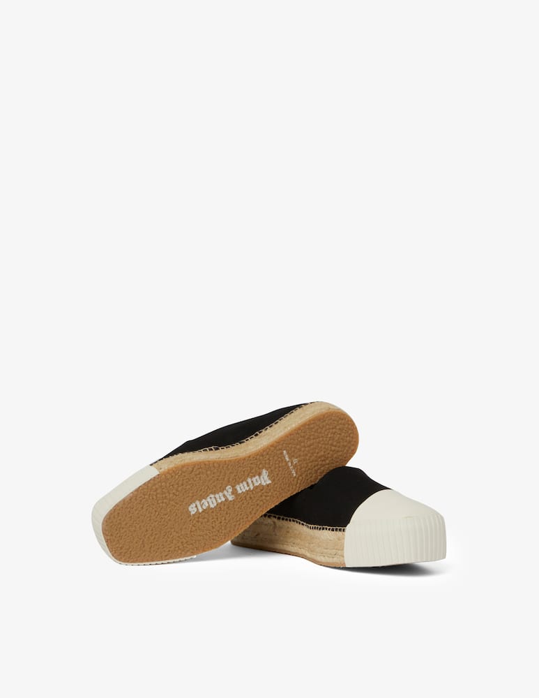 rinascente Palm Angels Espadrillas con zeppa - Nero