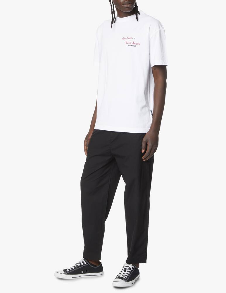 rinascente Palm Angels Back coral classic t-shirt - white