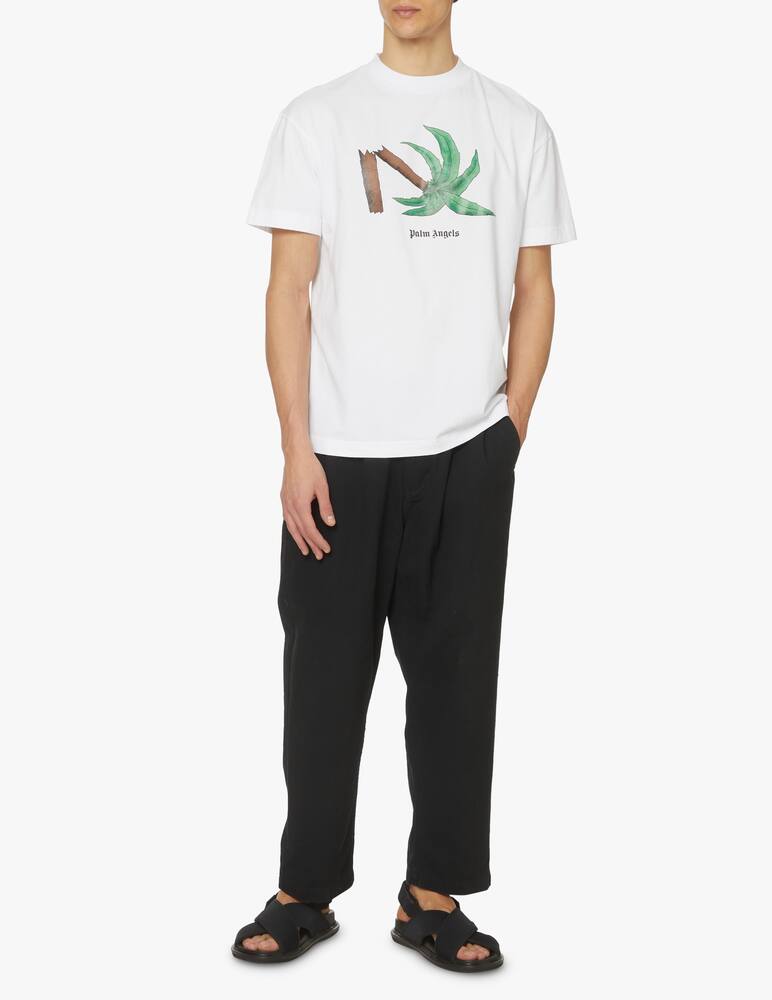 rinascente Palm Angels Broken palm classic t-shirt - white