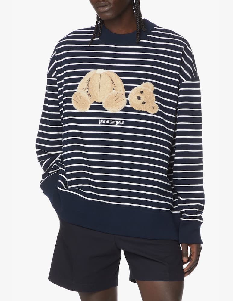 rinascente Palm Angels Maglia orso a righe - multicolor