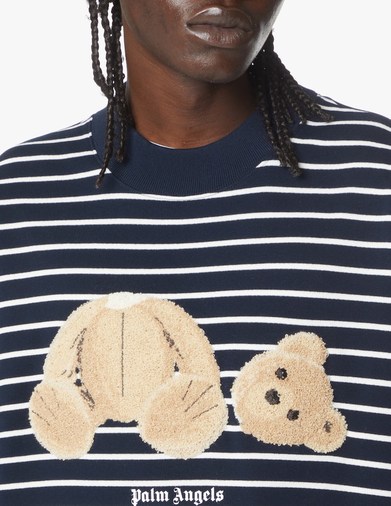 rinascente Palm Angels Maglia orso a righe - multicolor