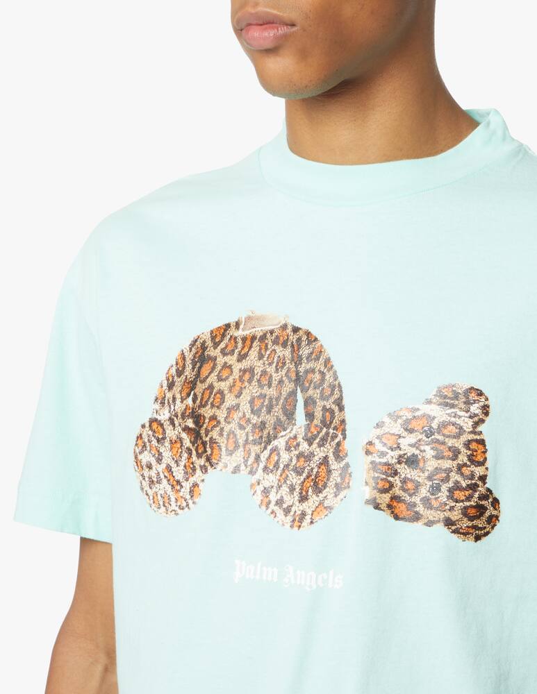 rinascente Palm Angels Leo bear classic t-shirt - green