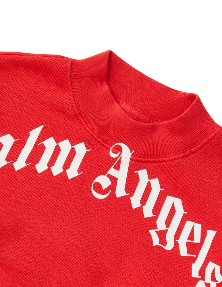 rinascente Palm Angels Classic over logo crewneck sweatshirt - Rosso