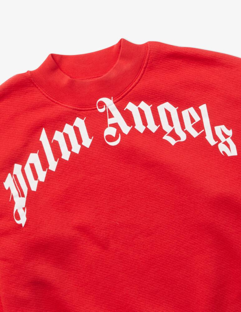 rinascente Palm Angels Classic over logo crewneck sweatshirt - Rosso