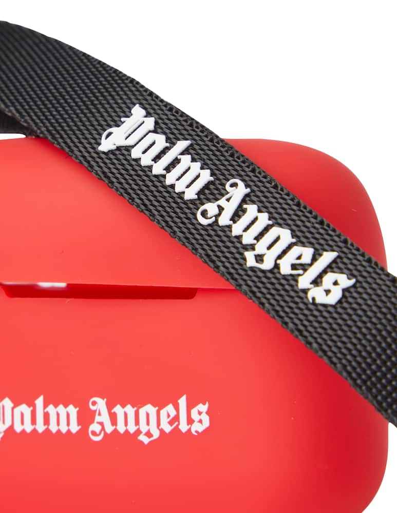 rinascente Palm Angels Classic logo airpod case pro - red