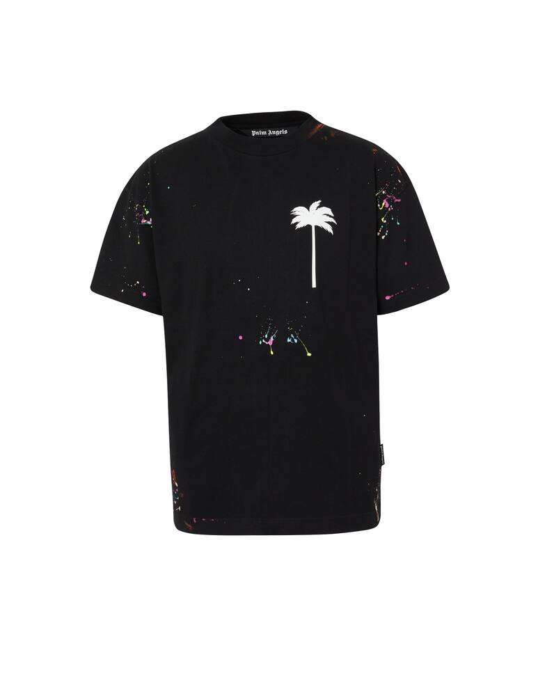 rinascente Palm Angels Maglietta manica corta classic painted - nero
