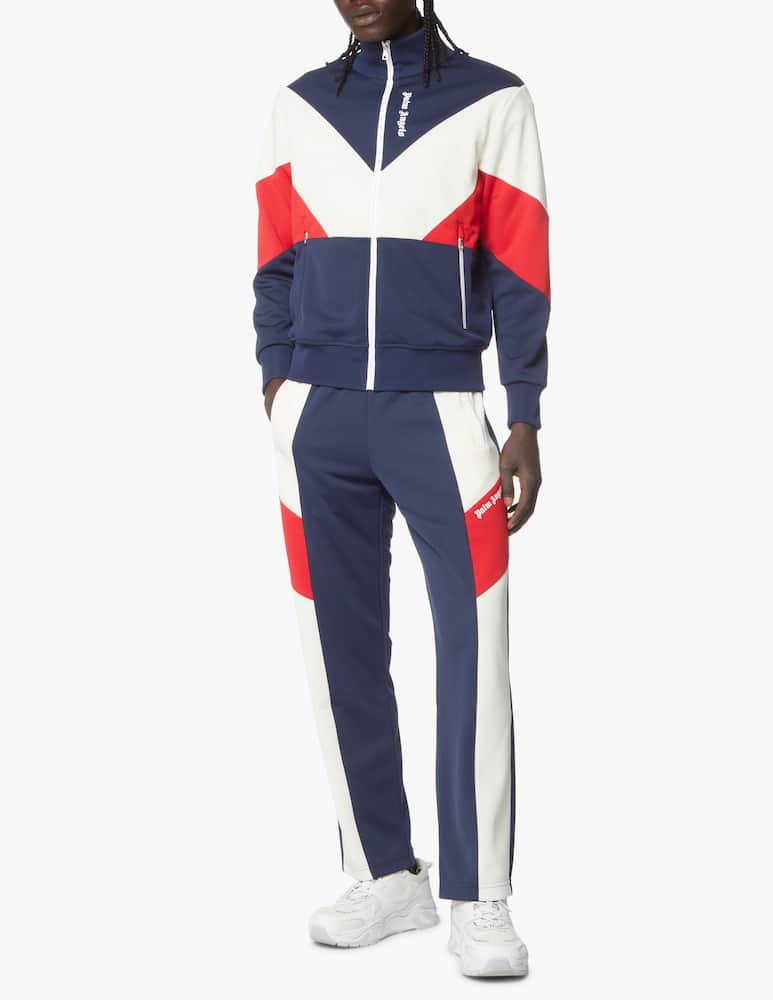 rinascente Palm Angels Maglia tuta color block - blu