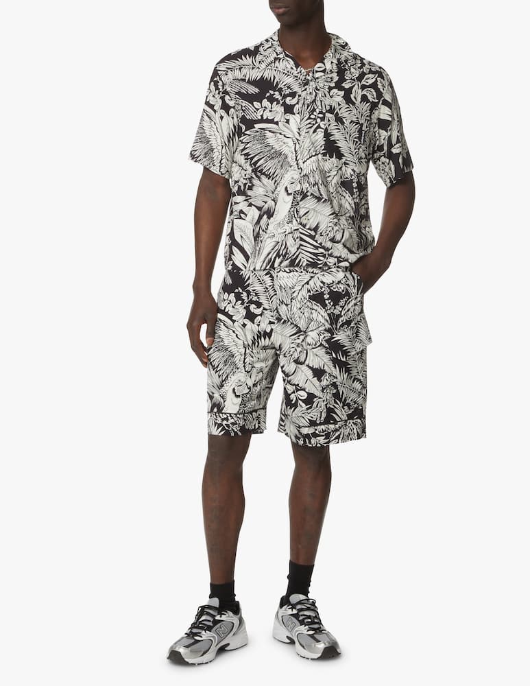 rinascente Palm Angels Camicia manica corta palm - nero