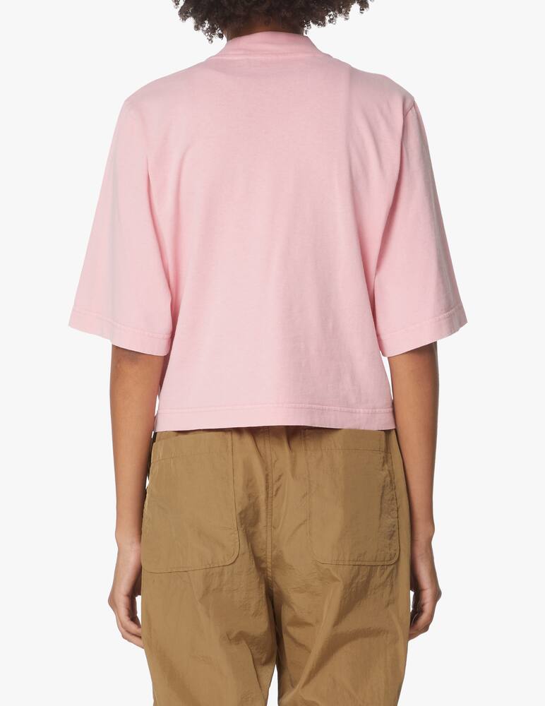 Palm Angels T-shirt in cotone con orsetto - rosa - immagine 3 Palm Angels T-shirt in cotone con orsetto - rosa - immagine 3