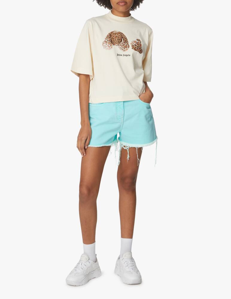 rinascente Palm Angels Pantaloncini di jeans - azzurro