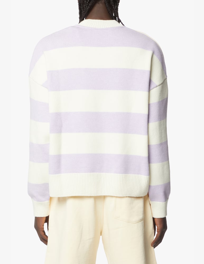 rinascente Palm Angels Coral mix knit cn sweater - white