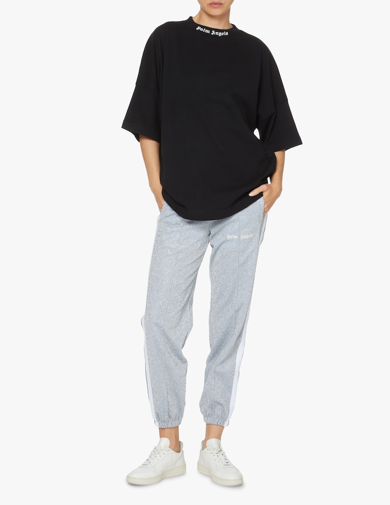 Palm Angels Pantalone jogger lurex - grigio - immagine 1