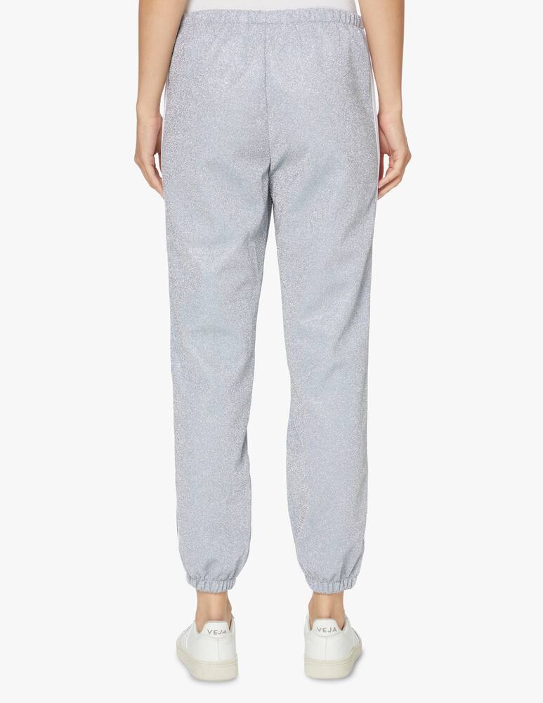 Palm Angels Pantalone jogger lurex - grigio - immagine 3
