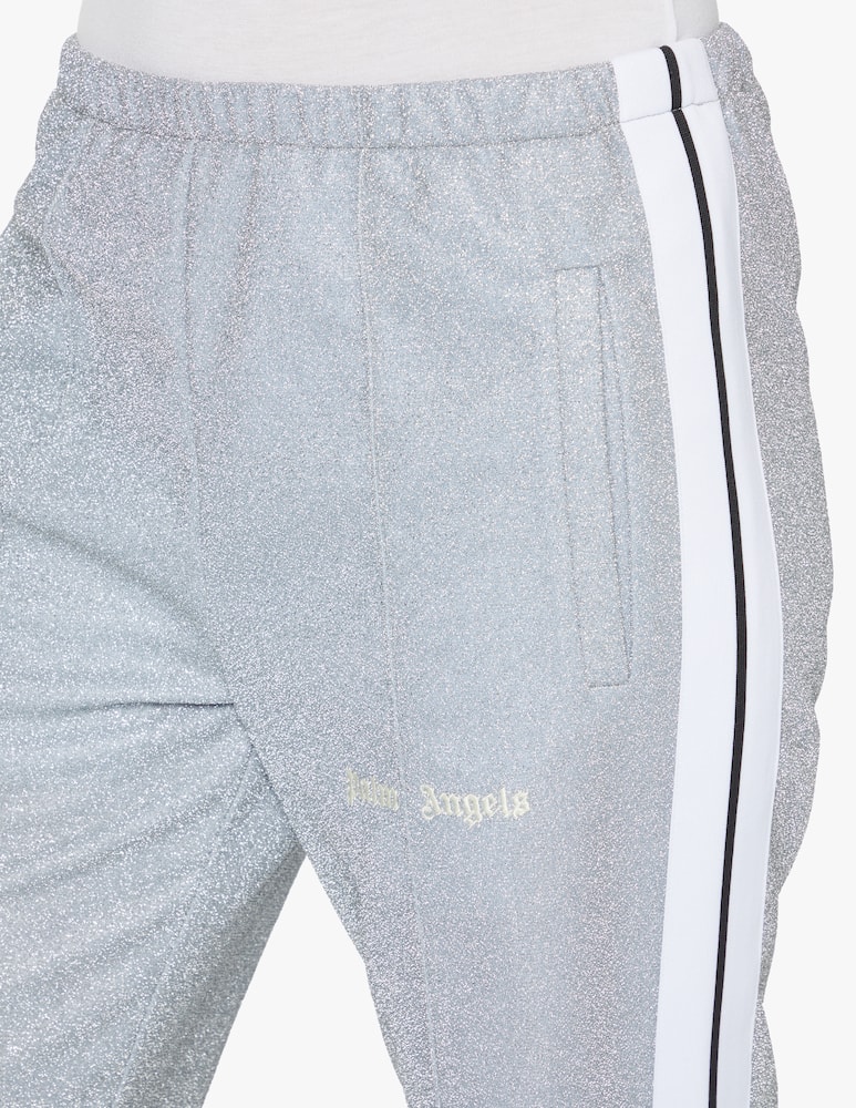 Palm Angels Pantalone jogger lurex - grigio - immagine 4