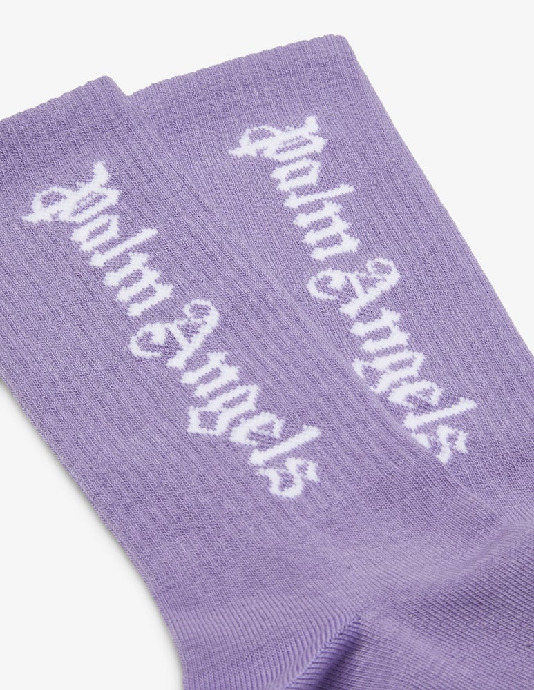 rinascente Palm Angels Cotton socks - Violet