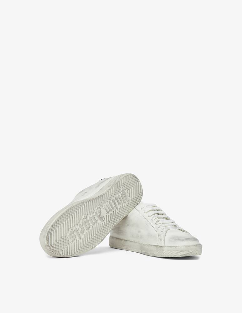 rinascente Palm Angels Tennis white flames sneakers - White