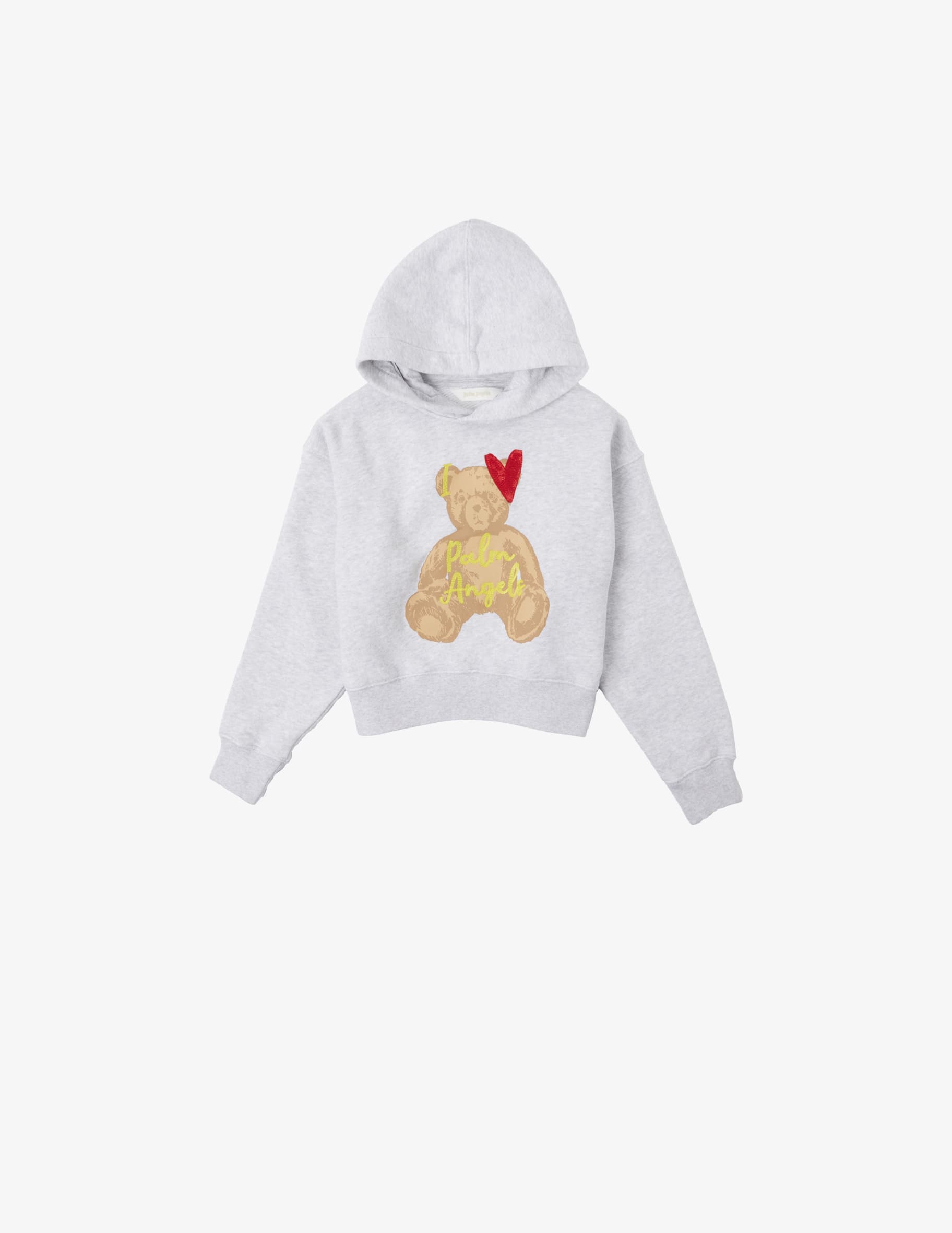 Palm Angels Felpa Nera Con Cappuccio E Logo Unisex PMBB17DS26FLE007 main image 1
