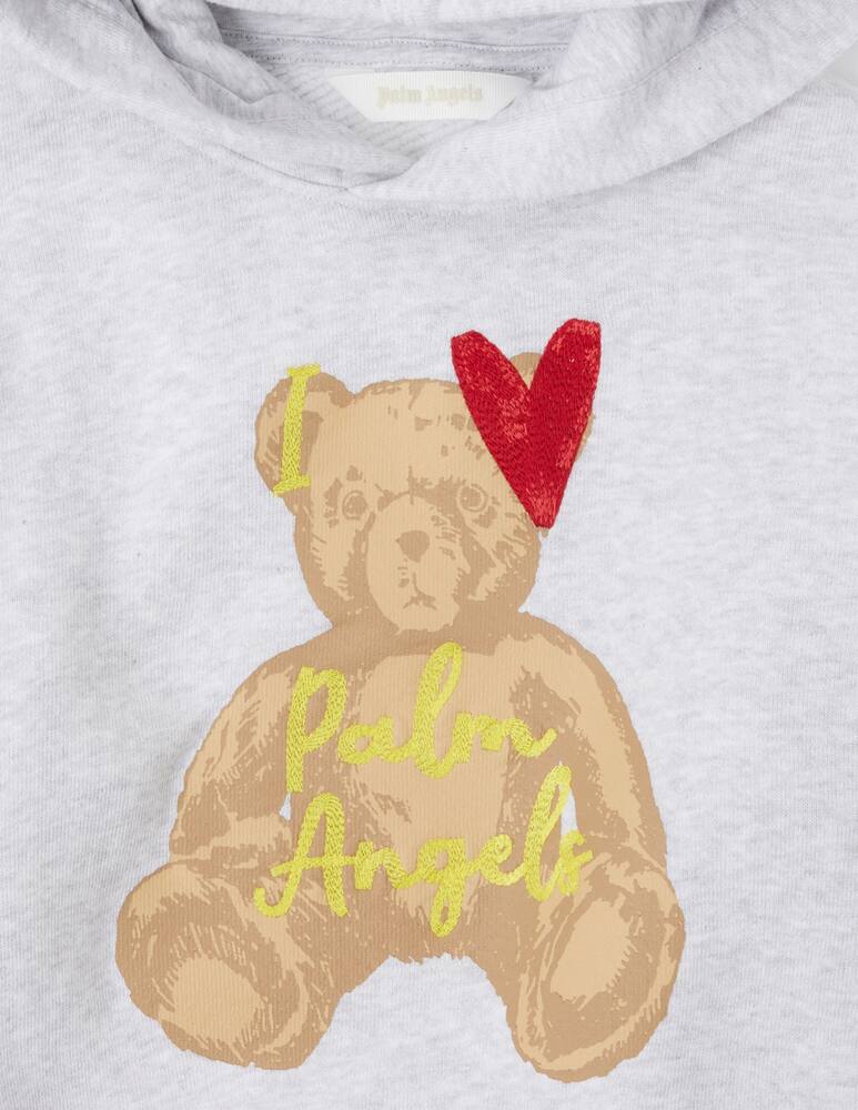 rinascente Palm Angels Felpa in cotone - Grigio