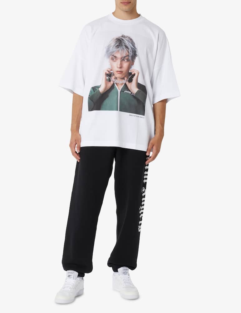 rinascente Palm Angels Maglietta relaxed sims x palm - Bianco