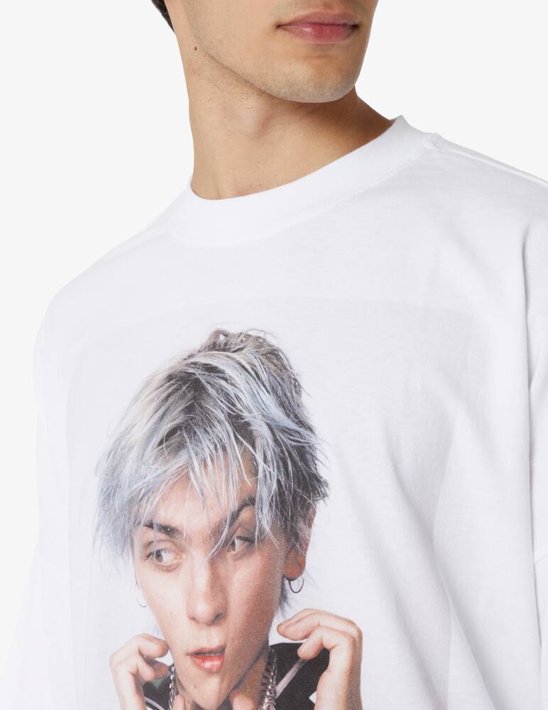 rinascente Palm Angels Maglietta relaxed sims x palm - Bianco