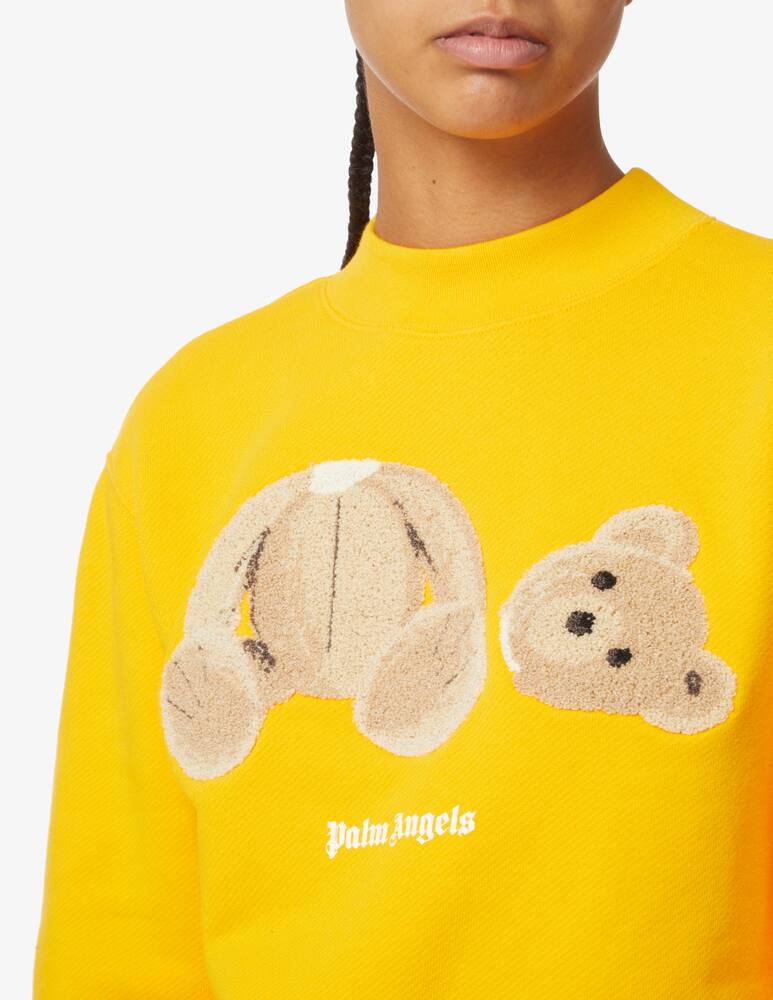 rinascente Palm Angels Felpa girocollo Orso - Giallo