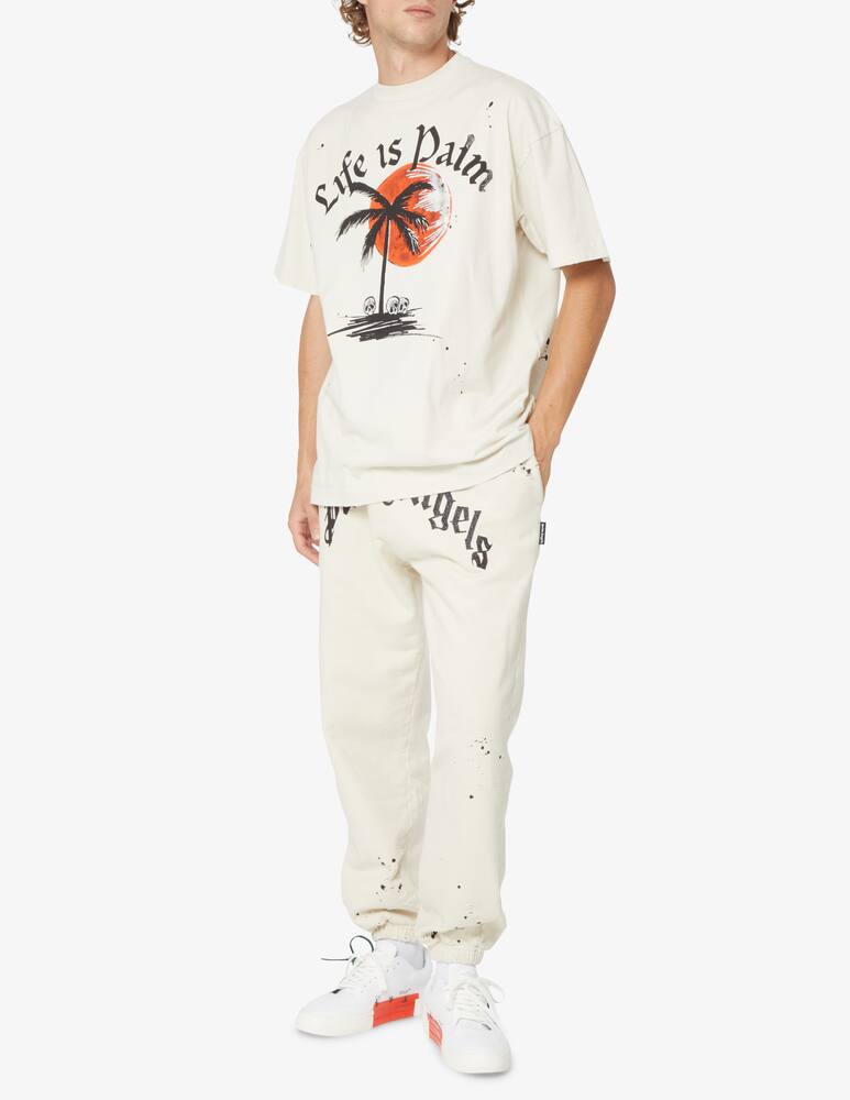 Palm Angels Gd sunset palm classic tee - Bianco - immagine 2 Palm Angels Gd sunset palm classic tee - Bianco - immagine 2