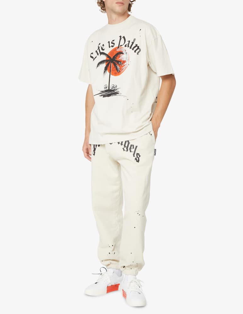 rinascente Palm Angels Gd sunset palm classic t-shirt - White